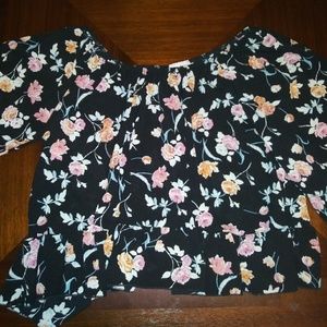 Flower print shirt